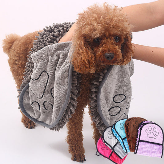Serviette de Bain pour Chiens - Ultra Absorbante et Douce