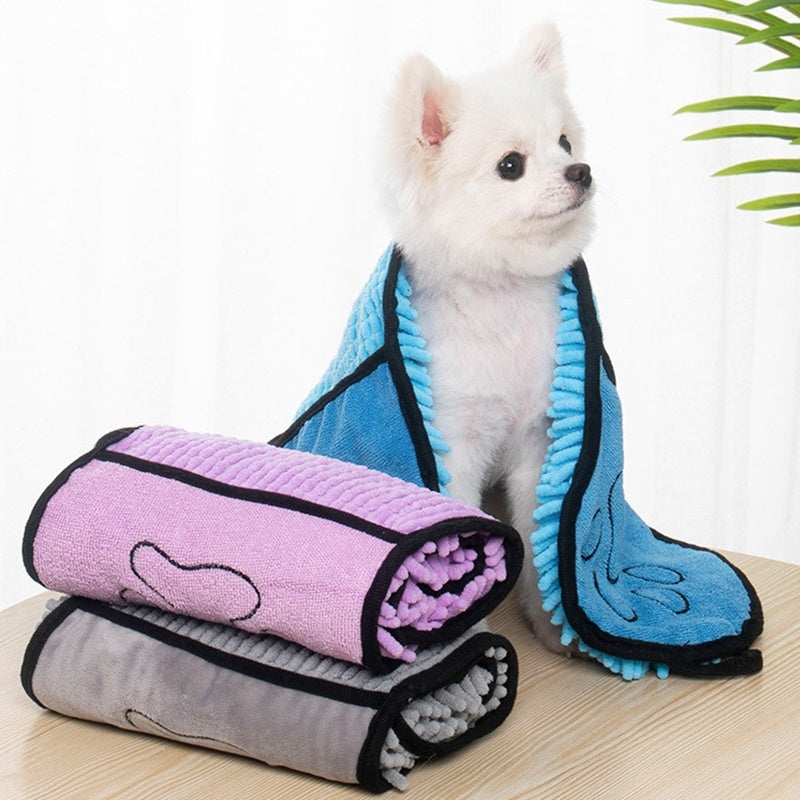 Serviette de Bain pour Chiens - Ultra Absorbante et Douce