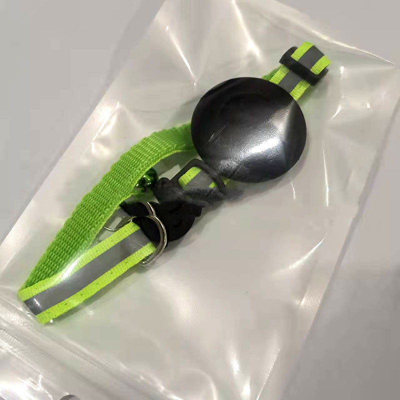 Collier pour animaux de compagnie Airtag avec cloche réfléchissant réglable collier pour chien chat Anti-perte