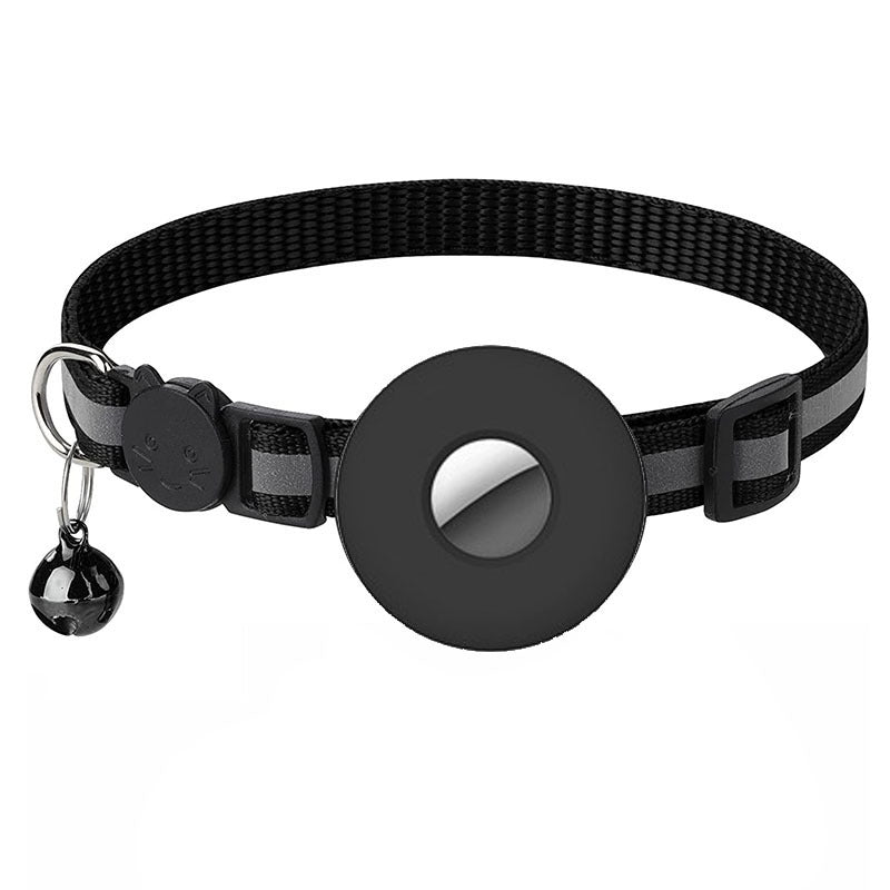 Collier pour animaux de compagnie Airtag avec cloche réfléchissant réglable collier pour chien chat Anti-perte
