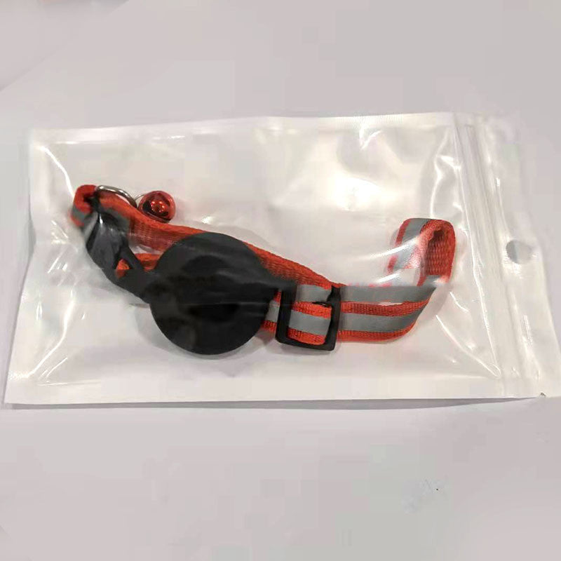 Collier pour animaux de compagnie Airtag avec cloche réfléchissant réglable collier pour chien chat Anti-perte